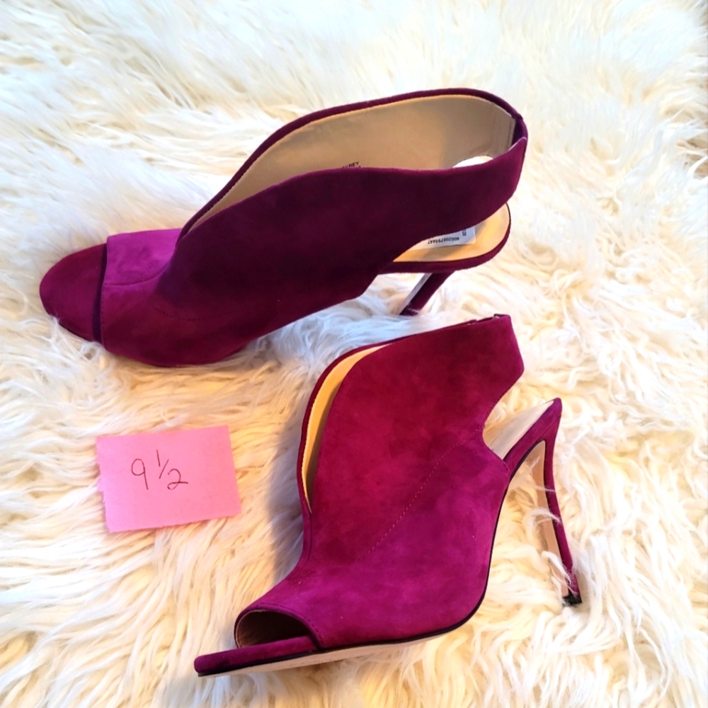 High heel suede